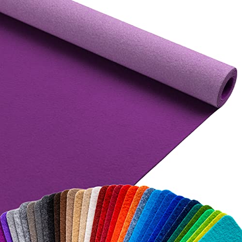 Primaflor Event-Teppich Meterware Podium - Magenta Lila, 1,00m x 2,00m, Viele Farben, Rutschfester Gangläufer, Schwer Entflammbarer Hochzeits-Läufer, B1 Messeteppich von Primaflor - Ideen in Textil