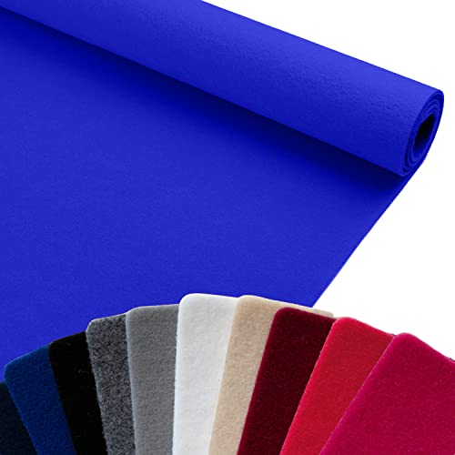 Primaflor Event-Teppich Meterware RevExpo - Dunkelblau - 1,00m x 3,50m, Viele Farben, Schwer Entflammbarer Hochzeits-Läufer, B1 Messeteppich, Gangläufer von Primaflor - Ideen in Textil