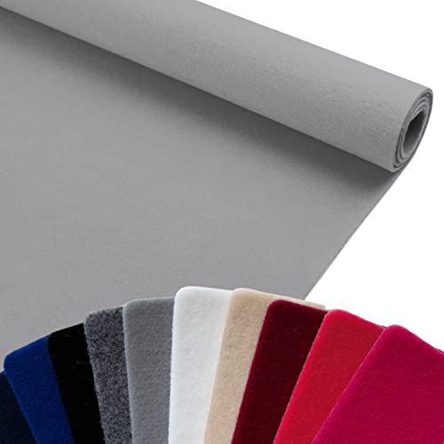 Primaflor Event-Teppich Meterware RevExpo - Grau, 1,00m x 3,50m, Viele Farben, Schwer Entflammbarer Hochzeits-Läufer, B1 Messeteppich, Gangläufer von Primaflor - Ideen in Textil