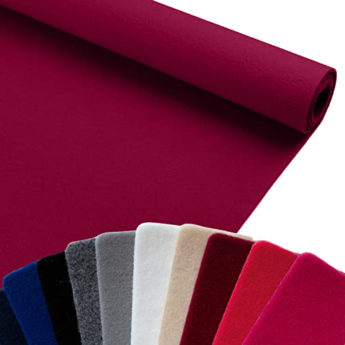 Primaflor Event-Teppich Meterware RevExpo - Kirschrot, 1,00m x 4,00m, Viele Farben, Schwer Entflammbarer Hochzeits-Läufer, B1 Messeteppich, Gangläufer von Primaflor - Ideen in Textil