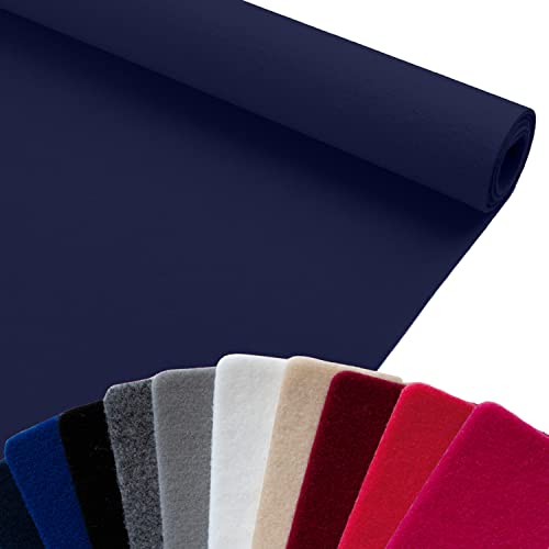 Primaflor Event-Teppich Meterware RevExpo - Marine, 1,00m x 10,00m, Viele Farben, Schwer Entflammbarer Hochzeits-Läufer, B1 Messeteppich, Gangläufer von Primaflor - Ideen in Textil