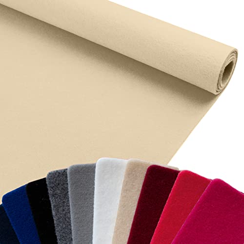 Primaflor Event-Teppich Meterware RevExpo - Wollweiß - 1,00m x 2,00m, Viele Farben, Schwer Entflammbarer Hochzeits-Läufer, B1 Messeteppich, Gangläufer von Primaflor - Ideen in Textil