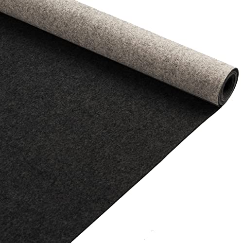Primaflor Event- & Messeteppich Podium - Anthrazit Meliert - 100x2500 cm– Robuster Flachfilzteppich mit Rutschfester, schalldämmender Oberfläche – ideal für den Messen, Ausstellungen & Events von Primaflor - Ideen in Textil
