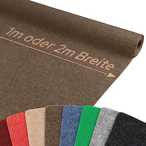 Primaflor Event- & Messeteppich RIPS MALTA – Braun - 200x400 cm – Robuster Nadelfilzteppich mit rutschfester, schalldämmender Oberfläche – ideal für den Innenbereich Primaflor Event- & Messeteppich RIPS MALTA – Braun - 200x400 cm – Robuster Nadelfilzteppich mit rutschfester, schalldämmender Oberfläche – ideal für den Innenbereich von Primaflor - Ideen in Textil