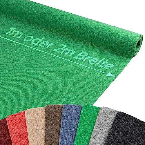 Primaflor Event- & Messeteppich RIPS MALTA – Grün - 1 - MUSTER – Robuster Nadelfilzteppich mit rutschfester, schalldämmender Oberfläche – ideal für den Innenbereich von Primaflor - Ideen in Textil
