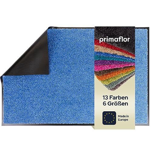 Primaflor Fußmatte - CLEAN, Blau, 60x180 cm, rutschfeste Schmutzfang-Matte, Robuster Tür-Vorlger und Sauberlauf für den Eingang und Flur, Verschiedene Größen und Farben von Primaflor - Ideen in Textil