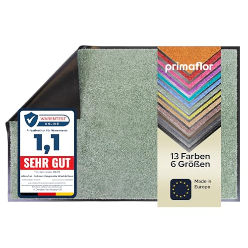Primaflor Schmutzfangmatte CLEAN – Mint-Grün, 60x180 cm | Saugstarke, Schwer entflammbare Fußmatte | Rutschfester Türvorleger für Innen | Türmatte für Eingangsbereich | Sauberlaufmatte mit Gummirand Primaflor Schmutzfangmatte CLEAN – Mint-Grün, 60x180 cm | Saugstarke, Schwer entflammbare Fußmatte | Rutschfester Türvorleger für Innen | Türmatte für Eingangsbereich | Sauberlaufmatte mit Gummirand von Primaflor - Ideen in Textil