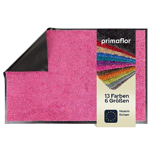 Primaflor Fußmatte - CLEAN, Pink, 40x60 cm, rutschfeste Schmutzfang-Matte, Robuster Tür-Vorlger und Sauberlauf für den Eingang und Flur, Verschiedene Größen und Farben von Primaflor - Ideen in Textil