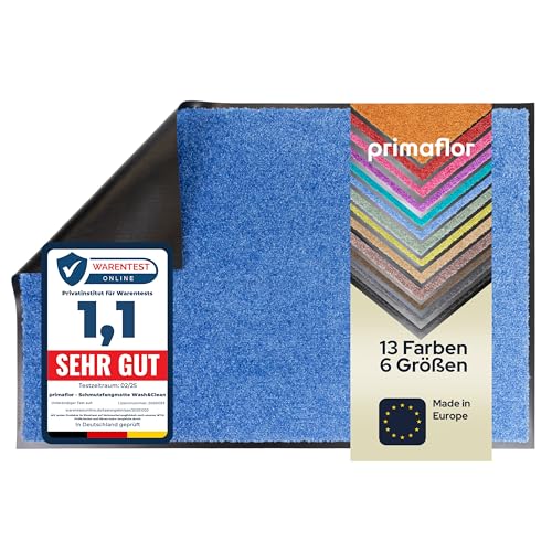 Primaflor Schmutzfangmatte CLEAN – Blau, 120x180 cm | Saugstarke, Schwer entflammbare Fußmatte | Rutschfester Türvorleger für Innen | Türmatte für Eingangsbereich | Sauberlaufmatte mit Gummirand Primaflor Schmutzfangmatte CLEAN – Blau, 120x180 cm | Saugstarke, Schwer entflammbare Fußmatte | Rutschfester Türvorleger für Innen | Türmatte für Eingangsbereich | Sauberlaufmatte mit Gummirand von Primaflor - Ideen in Textil