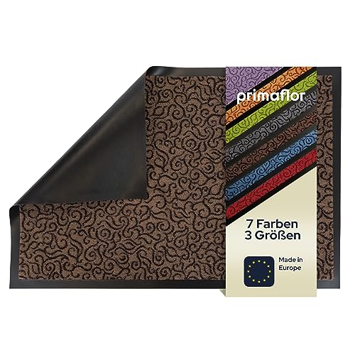 Primaflor Fußmatte - Brasil, 60x90 cm, Braun, Viele Größen und Farben, rutschfeste Schmutzfangmatte, Hochwertiger Fußabtreter, Sauberlaufmatte, Türvorleger für Flur und Eingang von Primaflor - Ideen in Textil