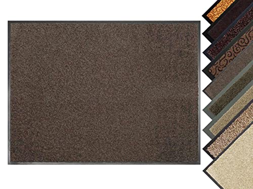 Primaflor Fußmatte - Robuste Schmutzfangmatte - Hochwertiger Fußabtreter - Eingangsmatte - Sauberlaufmatte - Türmatte - Türvorleger - Braun - 90x150cm von Primaflor - Ideen in Textil