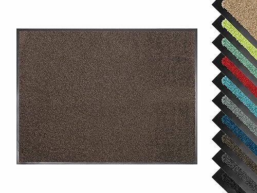 Primaflor Fußmatte - Sydney, Braun, 40x60cm, Verschiedene Größen und Farben, rutschfeste Schmutzfang-Matte, Robuster Tür-Vorlger und Sauberlauf für den Eingang und Flur von Primaflor - Ideen in Textil