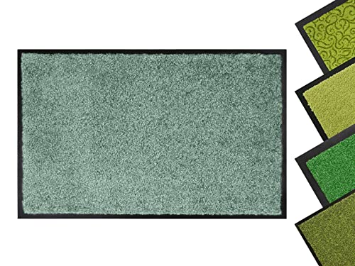 Primaflor - Ideen in Textil Grüne Fußmatte - Schmutzfangmatte - Mintgrün - 40 x 60 cm - Waschbare Eingangsmatte - Rutschfester Türvorleger - Sauberlaufmatte für Innen & Außen Primaflor - Ideen in Textil Grüne Fußmatte - Schmutzfangmatte - Mintgrün - 40 x 60 cm - Waschbare Eingangsmatte - Rutschfester Türvorleger - Sauberlaufmatte für Innen & Außen von Primaflor - Ideen in Textil
