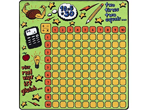 Primaflor - Ideen in Textil Kinderteppich Lern-Teppich Spielteppich - Das Kleine 1x1, 200x200cm, Qualitätsteppich als Rechen-Mathe-Spiel Primaflor - Ideen in Textil Kinderteppich Lern-Teppich Spielteppich - Das Kleine 1x1, 200x200cm, Qualitätsteppich als Rechen-Mathe-Spiel von Primaflor - Ideen in Textil