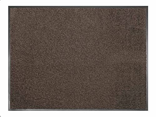 Primaflor - Ideen in Textil Küchenläufer Küchenvorleger Schmutzfangmatte CLEAN - Braun, 90x120 cm, Küchenteppich Schmutzfangläufer von Primaflor - Ideen in Textil