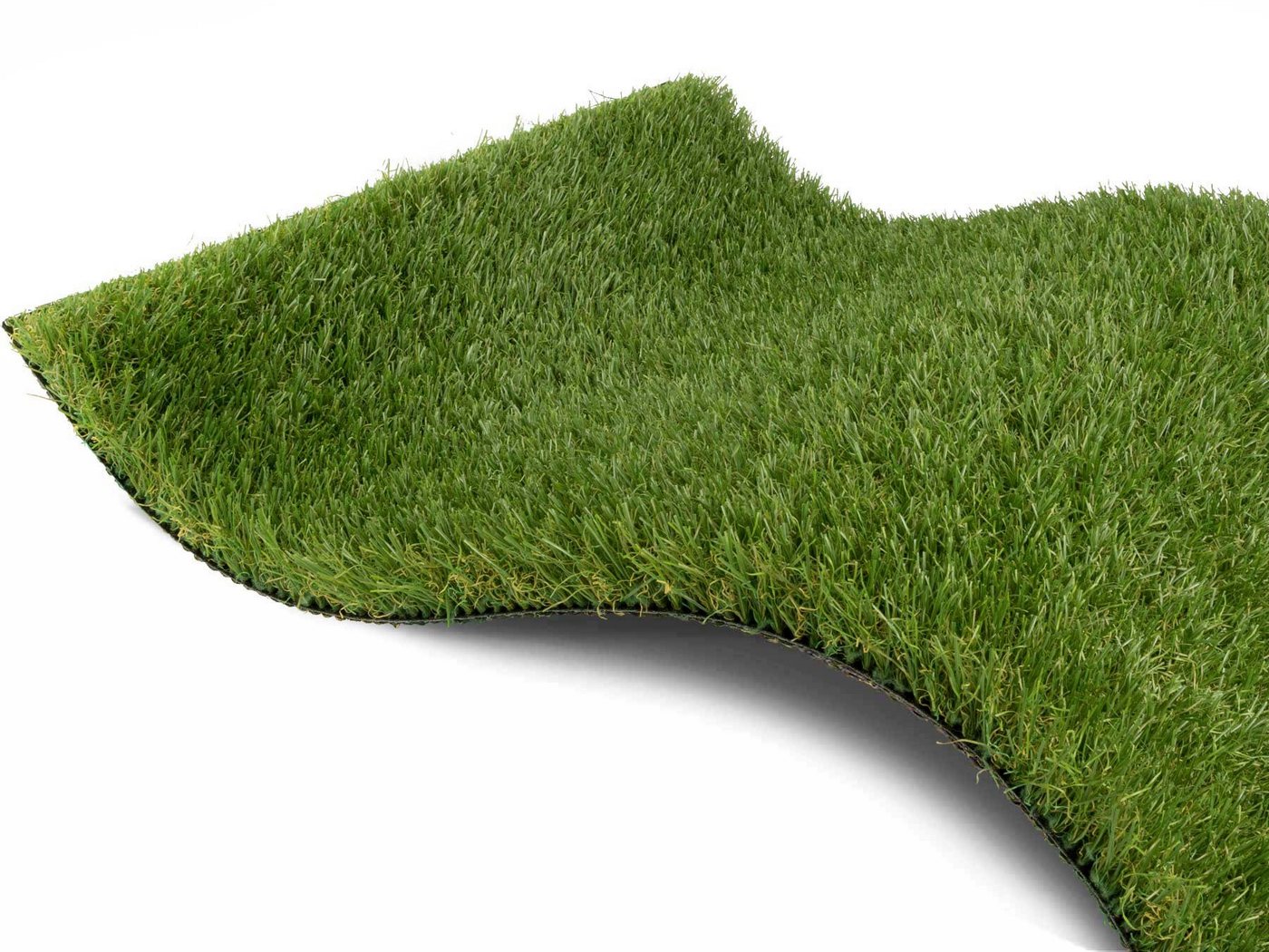 Primaflor-Ideen in Textil Kunstrasen Premium ZENIT, rechteckig, Höhe: 47 mm, natürliche Optik, mit Drainagefunktion, ideal für Balkon & Terrasse von Primaflor-Ideen in Textil