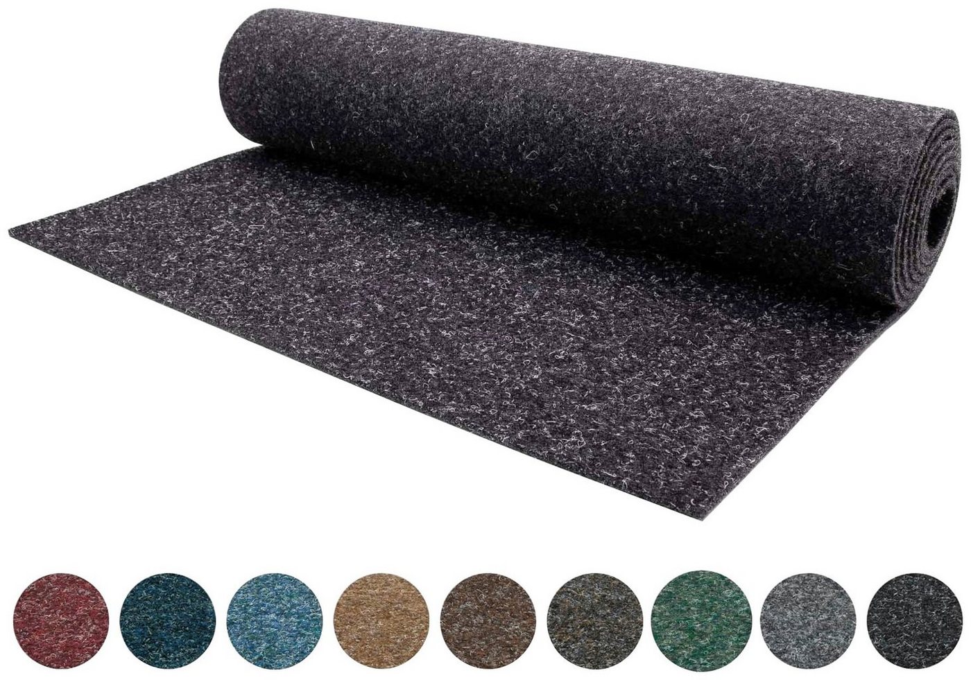 Primaflor-Ideen in Textil Nadelvliesteppich MERLIN, Made in Netherlands, rechteckig, Höhe: 5,2 mm, Flachgewebe, Nadelvlies, meliert, besonders robust & strapazierfähig von Primaflor-Ideen in Textil
