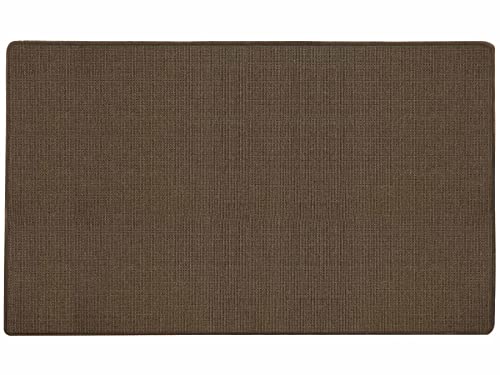 Primaflor - Ideen in Textil Natur Sisal-Teppich SISALLUX - Braun, 100x100cm, Rutschfester Vorleger, Fußbodenheizung geeignet, Sisal-Matte als Küchen-Läufer von Primaflor - Ideen in Textil