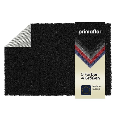 Primaflor - Ideen in Textil Outdoor-Fußmatte Schmutzfangmatte Lorenzo - Anthrazit - 60x90cm, Rutschfester, Wasserdurchlässiger Schmutzfangläufer, Fußabstreifer, Spaghetti-Matte für Außenbereich von Primaflor - Ideen in Textil