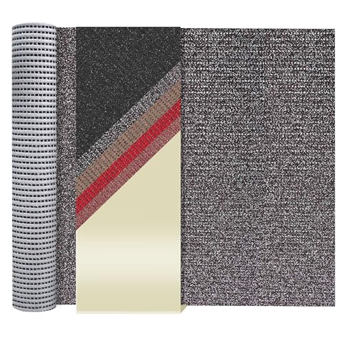 Primaflor - Ideen in Textil Sicherheits-Matte Meterware - Braun, 1,20m x 0,50m, Rutschfester Gummi-Granulat Schmutzfang-Läufer, Anti-Glätte Fußmatte von Primaflor - Ideen in Textil