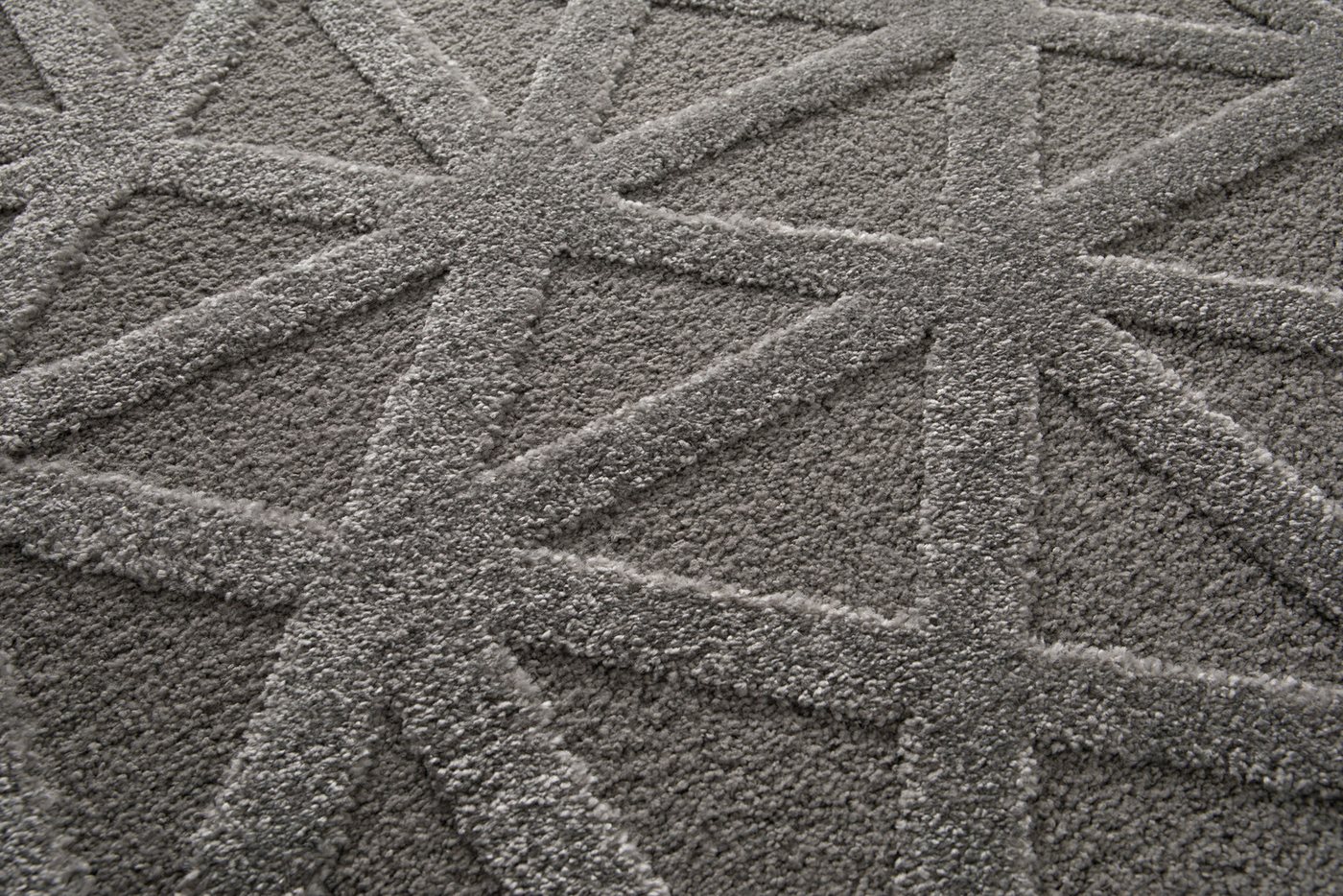 Primaflor-Ideen in Textil Teppich COSMO Geo, Made in Belgium, rechteckig, Höhe: 14 mm, modernes Design, Hoch-Tief Effekt, weicher Flor von Primaflor-Ideen in Textil