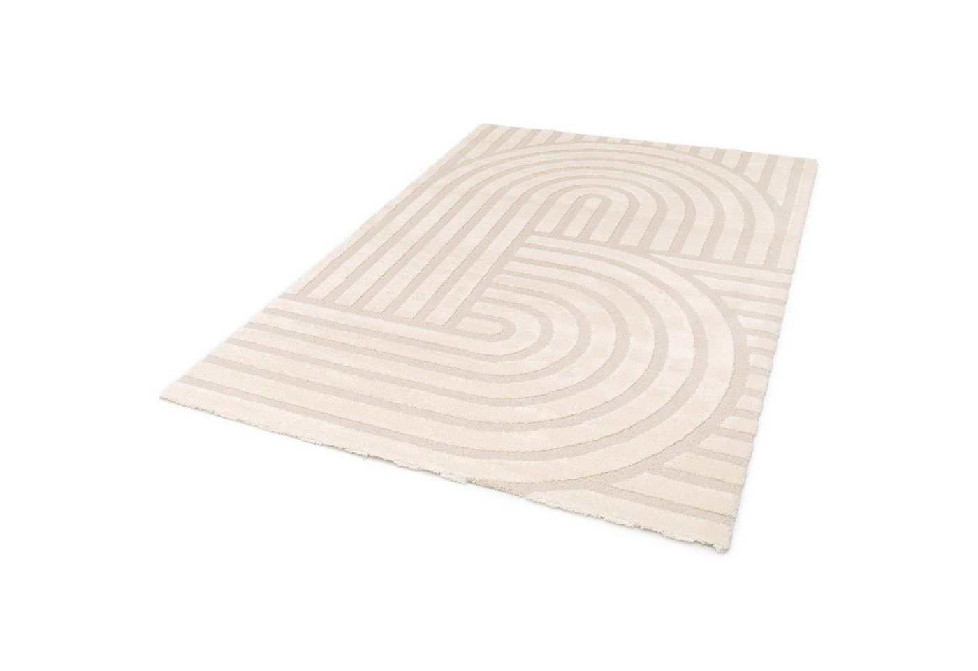 Primaflor-Ideen in Textil Teppich COSMO Swing, Made in Belgium, rechteckig, Höhe: 14 mm, modernes Design, Hoch-Tief Effekt, weicher Flor von Primaflor-Ideen in Textil