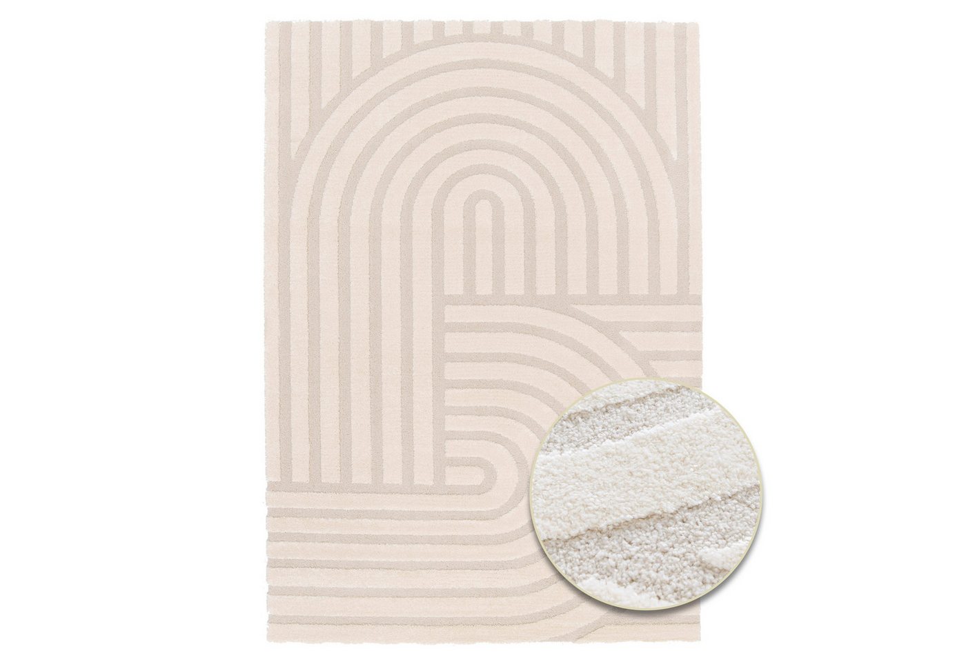 Primaflor-Ideen in Textil Teppich COSMO Swing, Made in Belgium, rechteckig, Höhe: 14 mm, modernes Design, Hoch-Tief Effekt, weicher Flor Primaflor-Ideen in Textil Teppich COSMO Swing, Made in Belgium, rechteckig, Höhe: 14 mm, modernes Design, Hoch-Tief Effekt, weicher Flor von Primaflor-Ideen in Textil