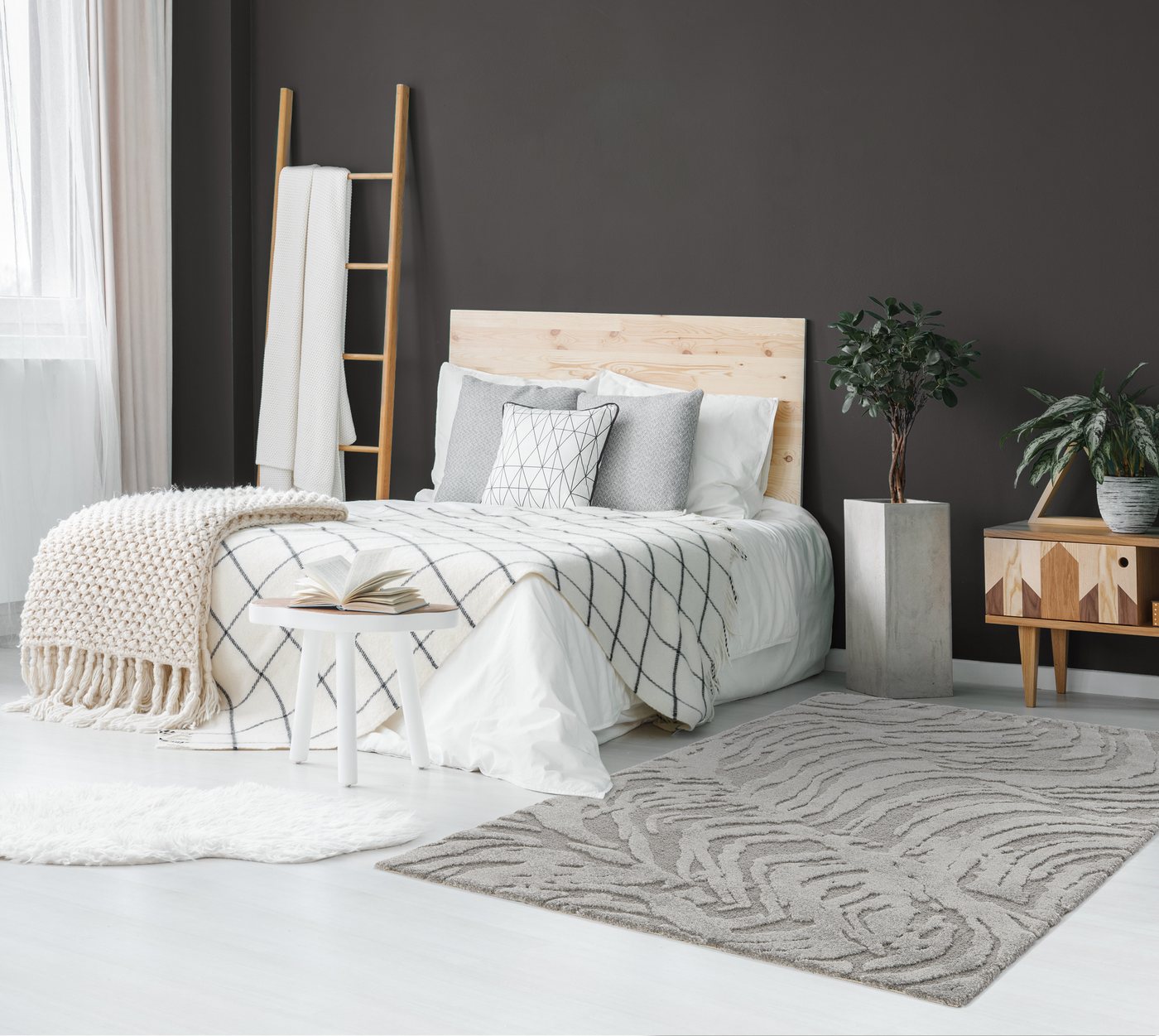 Primaflor-Ideen in Textil Teppich COSMO Waves, Made in Belgium, rechteckig, Höhe: 14 mm, modernes Design, Hoch-Tief Effekt, weicher Flor von Primaflor-Ideen in Textil