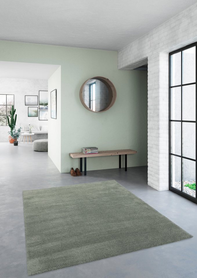 Primaflor-Ideen in Textil Teppich MELLOW, Made in Belgium, rechteckig, Höhe: 19 mm, Uni Farben, weicher Flor, waschbar Primaflor-Ideen in Textil Teppich MELLOW, Made in Belgium, rechteckig, Höhe: 19 mm, Uni Farben, weicher Flor, waschbar von Primaflor-Ideen in Textil