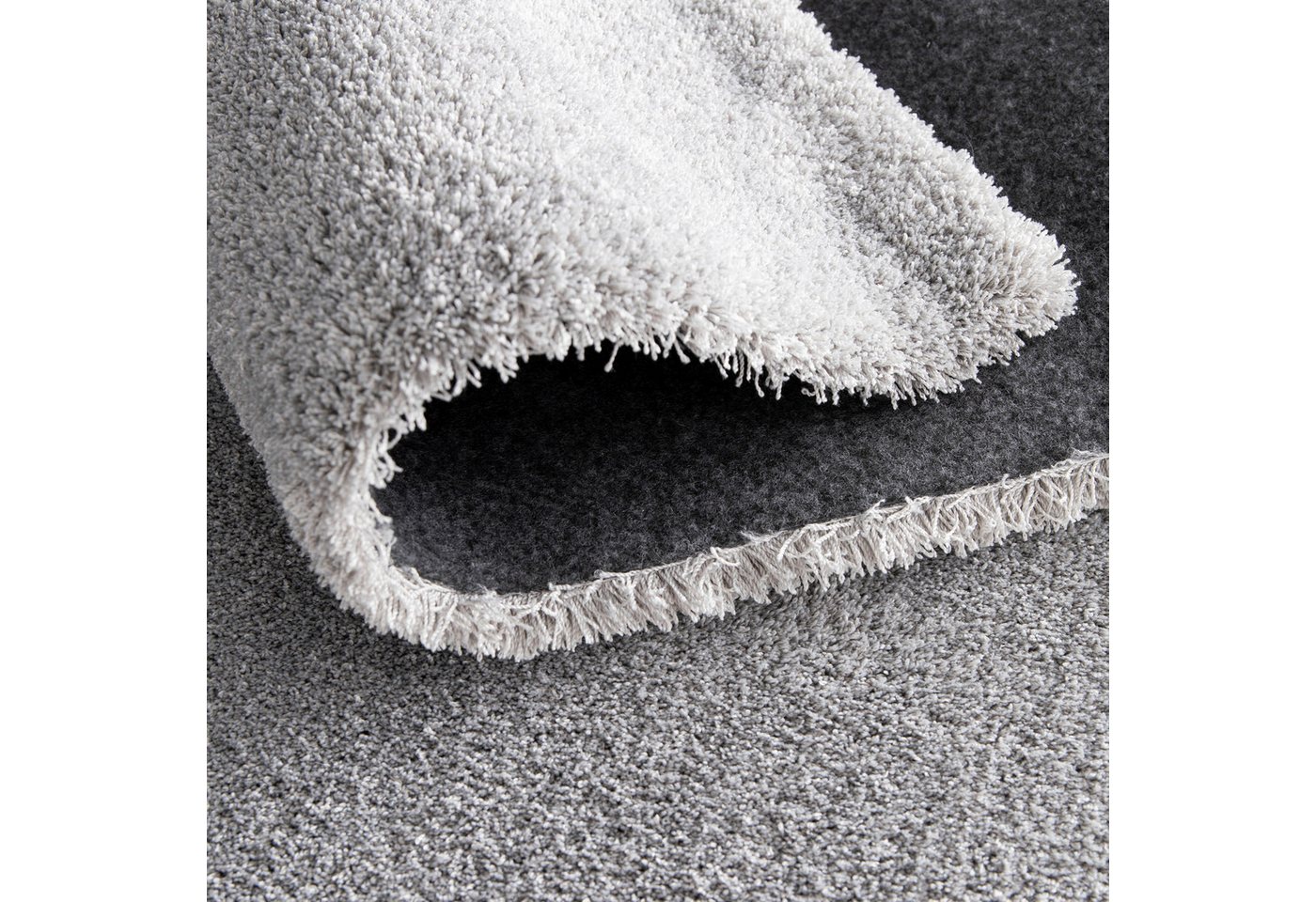 Primaflor-Ideen in Textil Teppich MELLOW, Made in Belgium, rechteckig, Höhe: 19 mm, Uni Farben, weicher Flor, waschbar von Primaflor-Ideen in Textil