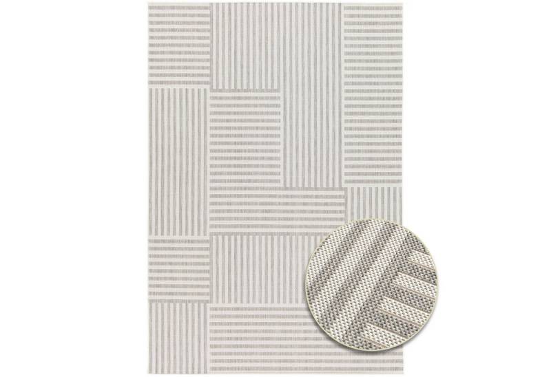 Primaflor-Ideen in Textil Teppich Outdoorteppich RENEW - Stripes, Made in Belgium, rechteckig, Höhe: 4 mm, Flachgewebe, geometrisches Muster, In- und Outdoor geeignet von Primaflor-Ideen in Textil
