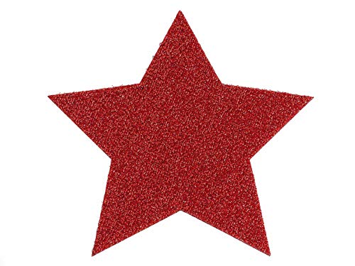 Primaflor - Ideen in Textil Tisch Platzset Weihnachtstischdekoration Glimmer Stern - Rot, 16,5 cm, Untersetzer, Platzdeckchen Primaflor - Ideen in Textil Tisch Platzset Weihnachtstischdekoration Glimmer Stern - Rot, 16,5 cm, Untersetzer, Platzdeckchen von Primaflor - Ideen in Textil