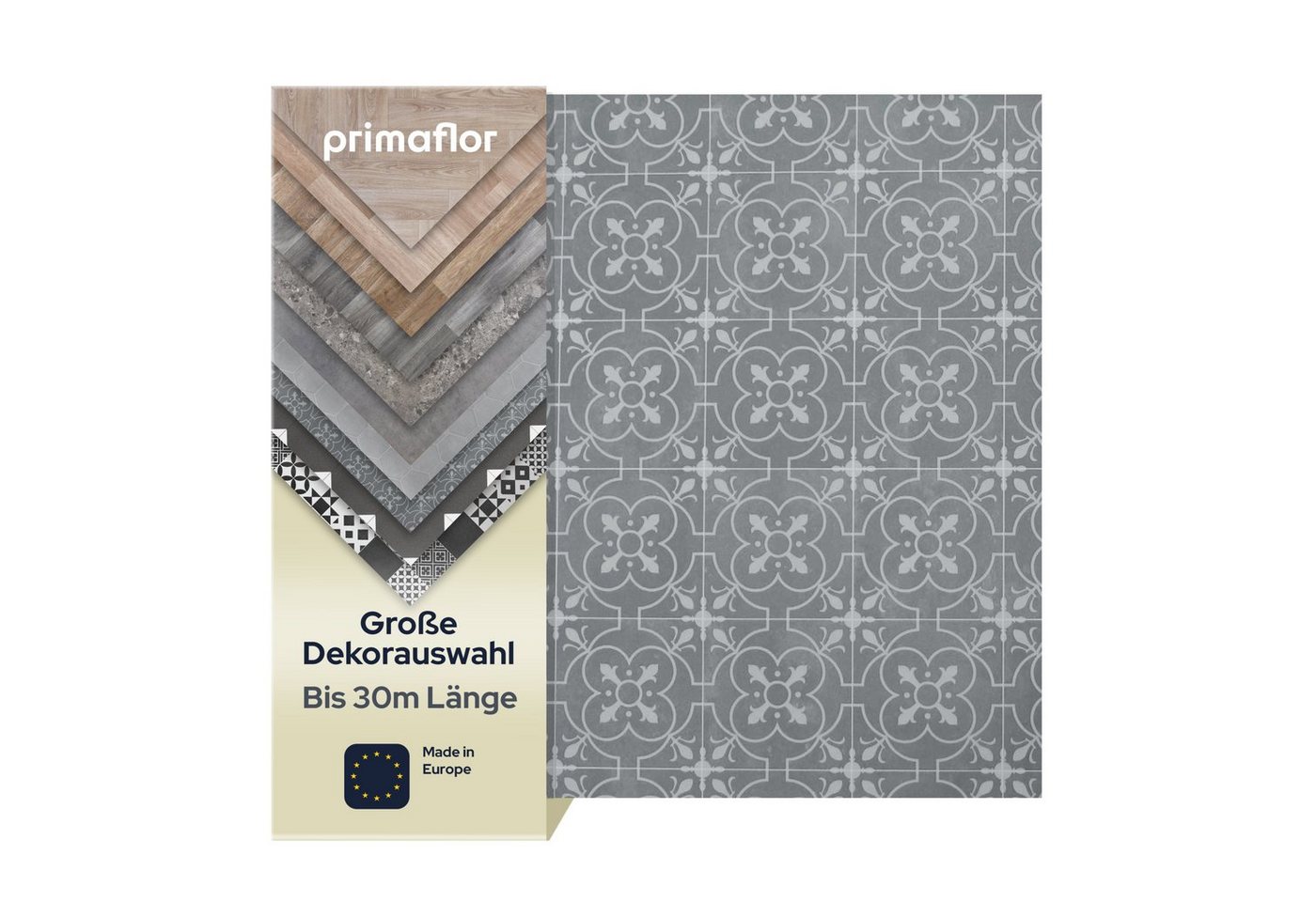 Primaflor-Ideen in Textil Vinylboden PVC TICINO, Starke Nutzschicht von Primaflor-Ideen in Textil