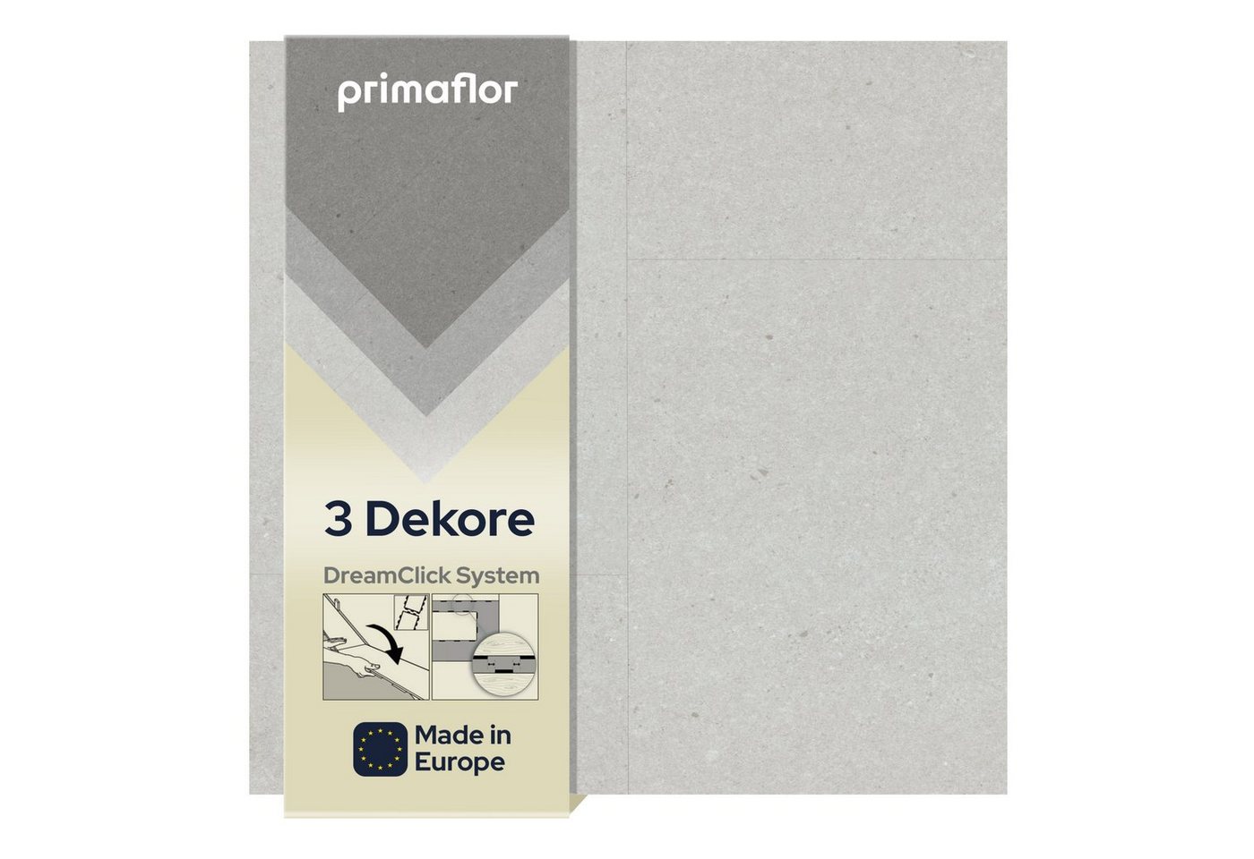 Primaflor-Ideen in Textil Vinyllaminat Fliese LIVE - 3 Farben - super leicht zu verlegen von Primaflor-Ideen in Textil