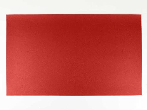 Primaflor - Ideen in Textil Wasserabweisende Fress-Napfunterlage aus PVC - EXPOPET - Rot - 50x30cm, wasserdichte Futtermatte für Katze und Hund, Unterlage für Haustierfutter von Primaflor - Ideen in Textil