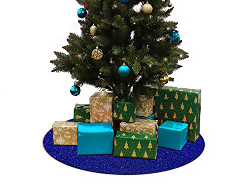 Primaflor - Ideen in Textil Weihnachtsbaum-Unterlage Glimmer Rund - Blau, 50 cm Durchmesser, Tannenbaum-Bodenschutzmatte, Glitzer Event-Teppich Primaflor - Ideen in Textil Weihnachtsbaum-Unterlage Glimmer Rund - Blau, 50 cm Durchmesser, Tannenbaum-Bodenschutzmatte, Glitzer Event-Teppich von Primaflor - Ideen in Textil