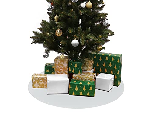 Primaflor - Ideen in Textil Weihnachtsbaum-Unterlage REVExpo Rund - Weiß, Durchmesser 50cm, Event-Teppich, Stehtisch-Unterleger von Primaflor - Ideen in Textil