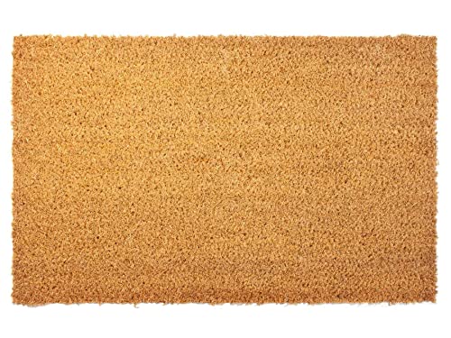 Primaflor Kokos-Fußmatte aus Naturfasern - Natur - 60 x 100 cm - 17 mm Höhe - rutschfeste und Robuste Türmatte - Schmutzfangmatte aus Kokosfasern für Innen & Außen von Primaflor - Ideen in Textil
