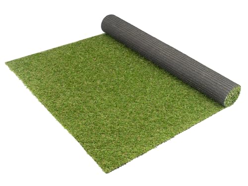 Primaflor Kunstrasen Amy - 2,00m x 2,50m, 23 mm Hoch, UV-Beständiger, Wasserdurchlässiger, Rasenteppich, Outdoor Bodenbelag, Kunstgras für Garten, Terrasse und Balkon von Primaflor - Ideen in Textil