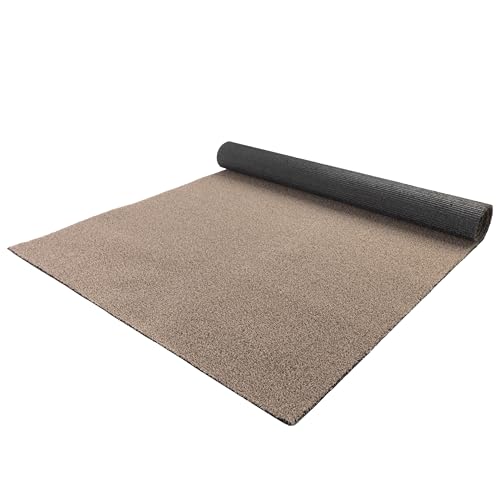 Primaflor Kunstrasen COLOR WAVE B1 Taupe 200 x 1750 CM – schwer entflammbarer künstlicher Rasen | UV-beständig & wasserdurchlässig | Event & Messe-teppich | 8mm Höhe von Primaflor - Ideen in Textil