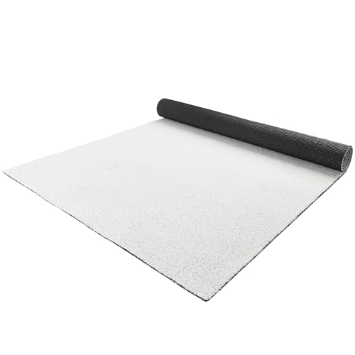 Primaflor Kunstrasen COLOR WAVE B1 Weiß 200 x 1500 CM – schwer entflammbarer künstlicher Rasen | UV-beständig & wasserdurchlässig | Event & Messe-teppich | 8mm Höhe von Primaflor - Ideen in Textil