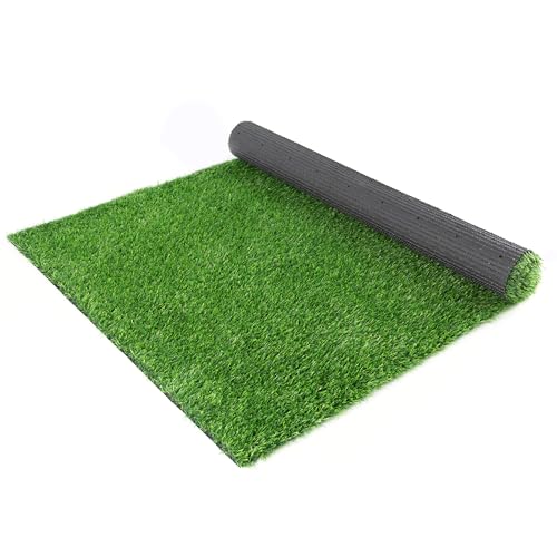 Primaflor Kunstrasen EXPO B1 Grün 22 mm 400 x 1700 CM – künstlicher Rasen schwer entflammbar CFL-S1 | wasserdurchlässiger Rasenteppich für Messe Indoor Outdoor | UV-beständiges Kunstgras Bodenbelag von Primaflor - Ideen in Textil