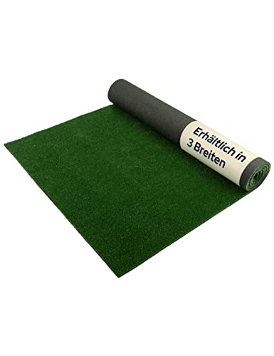 Primaflor Kunstrasen-Teppich - SPRING, Grün, 1,00m x 2,00m, 7 mm Hoch, UV-Beständiger, Wasserdurchlässiger, Grüner Rasenteppich, Outdoor Bodenbelag, Kunstgras für Terrasse und Balkon von Primaflor - Ideen in Textil