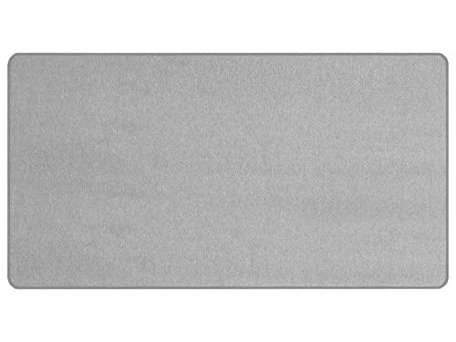 Primaflor Kurzflor Wohnzimmerteppich - Macao, Grau, 80x150 cm, Viele Größen und Farben, Moderner Teppich für Kinderzimmer, Arbeits- und Schlafzimmer, Fußbodenheizung geeigneter Teppichläufer von Primaflor - Ideen in Textil