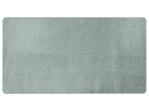 Primaflor Kurzflor Wohnzimmerteppich - Manila, Mintgrün, 140x200 cm, Viele Größen und Farben, Moderner Teppich für Kinderzimmer, Arbeits- und Schlafzimmer, Fußbodenheizung geeigneter Teppichläufer von Primaflor - Ideen in Textil