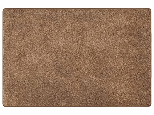 Primaflor Kurzflor Wohnzimmerteppich - Mumbai, Beige, 200x300 cm, Viele Größen und Farben, Moderner Teppich für Kinderzimmer, Arbeits- und Schlafzimmer, Fußbodenheizung geeigneter Teppichläufer von Primaflor - Ideen in Textil