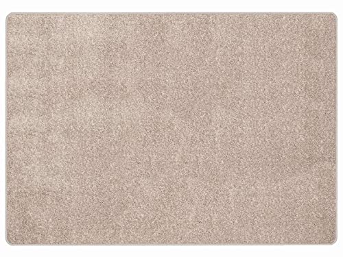 Primaflor Kurzflor Wohnzimmerteppich - Mumbai, Creme, 160x230 cm, Viele Größen und Farben, Moderner Teppich für Kinderzimmer, Arbeits- und Schlafzimmer, Fußbodenheizung geeigneter Teppichläufer von Primaflor - Ideen in Textil