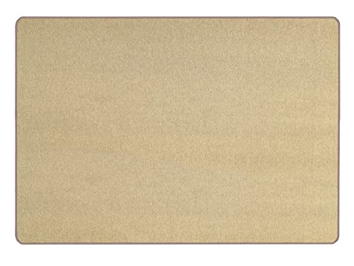 Primaflor Kurzflor Wohnzimmerteppich - Macao, Beige, 160x230 cm, Viele Größen und Farben, Moderner Teppich für Kinderzimmer, Arbeits- und Schlafzimmer, Fußbodenheizung geeigneter Teppichläufer von Primaflor - Ideen in Textil
