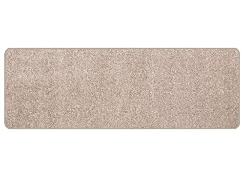 Primaflor Kurzflor Wohnzimmerteppich - Mumbai, Creme, 67x180 cm, Viele Größen und Farben, Moderner Teppich für Kinderzimmer, Arbeits- und Schlafzimmer, Fußbodenheizung geeigneter Teppichläufer von Primaflor - Ideen in Textil