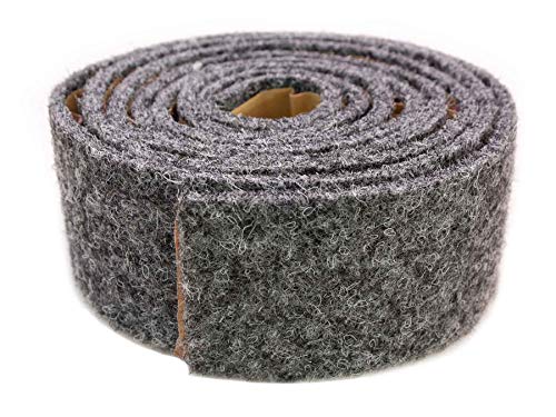 Primaflor Nadelfilz Sockelleiste Selbstklebend TURBO Grau 5mm Breit 2m Lang von Primaflor - Ideen in Textil